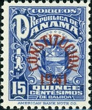 Panama 1941 Coat of Arms Overprinted-Stamps-Panama-StampPhenom