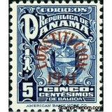 Panama 1941 Coat of Arms Overprinted-Stamps-Panama-StampPhenom