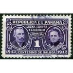 Panama 1942 Cancer research fund - Pierre and Marie Curie - dated 1942-Stamps-Panama-Mint-StampPhenom