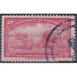 Panama 1942 Cart Laden with Sugar Cane-Stamps-Panama-Mint-StampPhenom