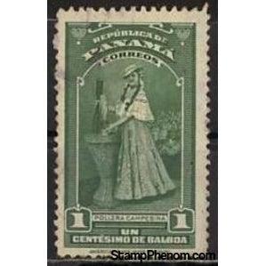 Panama 1942 Farm Girl in Work Dress-Stamps-Panama-Mint-StampPhenom