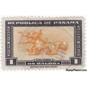 Panama 1942 Golden jaguar-amulet-Stamps-Panama-Mint-StampPhenom