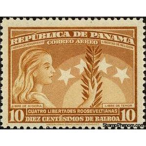 Panama 1948 4 Freedom-Stamps-Panama-Mint-StampPhenom