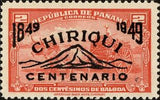 Panama 1949 100 years of the province of Chiriqui-overprint-Stamps-Panama-Mint-StampPhenom