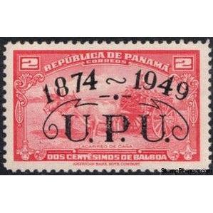 Panama 1949 U.P.U. 75th Anniversary Overprinted 1874-1949-Stamps-Panama-Mint-StampPhenom