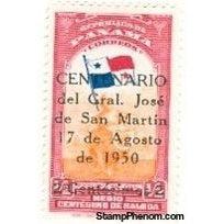 Panama 1950 National Flag Overprinted-Stamps-Panama-Mint-StampPhenom