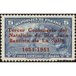 Panama 1951 Balboa Overprinted-Stamps-Panama-StampPhenom