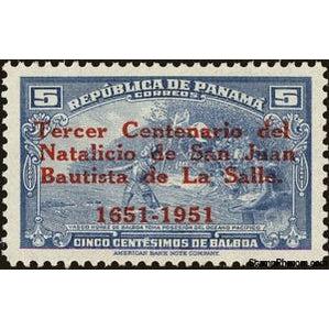 Panama 1951 Balboa Overprinted-Stamps-Panama-StampPhenom