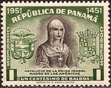 Panama 1952 Queen Isabella I of Spain-Stamps-Panama-StampPhenom