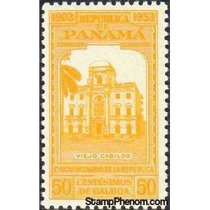 Panama 1953 Old City Hall-Stamps-Panama-StampPhenom