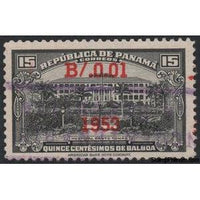 Panama 1953 St. Thomas Hospital surcharged-Stamps-Panama-StampPhenom