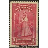 Panama 1954 Farm Girl in Work Dress-Stamps-Panama-Mint-StampPhenom