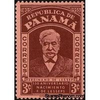 Panama 1955 Ferdinand de Lesseps-Stamps-Panama-Mint-StampPhenom