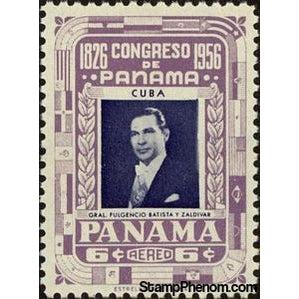 Panama 1956 General Fulgencio Batista y Zaldivar-Stamps-Panama-Mint-StampPhenom