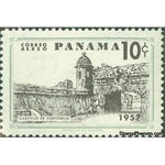 Panama 1957 Portobelo Castle-Stamps-Panama-Mint-StampPhenom