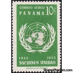 Panama 1958 Emblem of U.N.O.-Stamps-Panama-Mint-StampPhenom