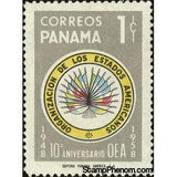 Panama 1958 Flags of 21 American Nations-Stamps-Panama-Mint-StampPhenom