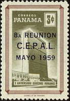 Panama 1959 Headquarters Building-Stamps-Panama-Mint-StampPhenom