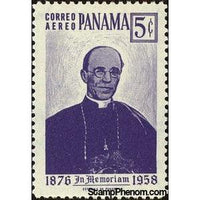 Panama 1959 Pius XII (1876-1958) as bishop-Stamps-Panama-Mint-StampPhenom