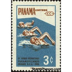 Panama 1959 Swimming-Stamps-Panama-Mint-StampPhenom