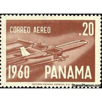 Panama 1960 Jet plane Boeing 707-Stamps-Panama-Mint-StampPhenom