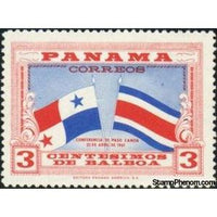 Panama 1961 Flags of Panama and Costa Rica-Stamps-Panama-Mint-StampPhenom