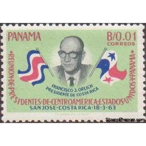 Panama 1963 Francisco J. Orlich, Costa Rica-Stamps-Panama-Mint-StampPhenom