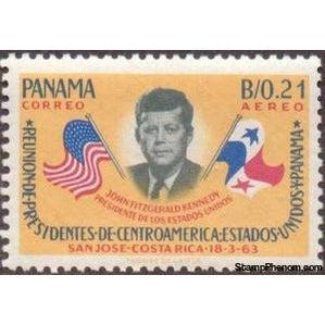 Panama 1963 John Fitzgerald Kennedy, USA-Stamps-Panama-Mint-StampPhenom