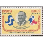 Panama 1963 Julio A. Rivera, El Salvador-Stamps-Panama-Mint-StampPhenom