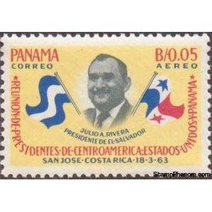 Panama 1963 Julio A. Rivera, El Salvador-Stamps-Panama-Mint-StampPhenom