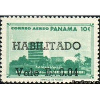 Panama 1963 Overprinted: HABILITADO Vale and Surcharged: B/.0.04-Stamps-Panama-Mint-StampPhenom