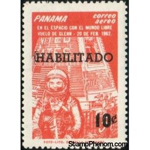 Panama 1963 Overprinted: HABILITADO and Surcharged: 10c-Stamps-Panama-Mint-StampPhenom