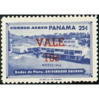 Panama 1963 Overprinted: VALE and Surcharged: 10c-Stamps-Panama-Mint-StampPhenom