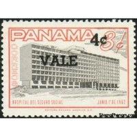 Panama 1963 Social Security Hospital Surcharged-Stamps-Panama-Mint-StampPhenom