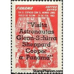 Panama 1963 Visit American Astronauts-Stamps-Panama-Mint-StampPhenom