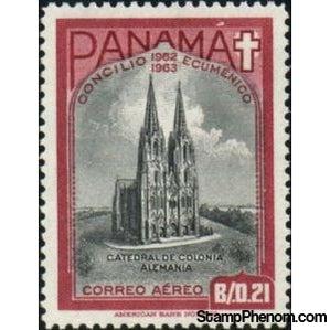 Panama 1964 Cathedral of Cologne, Germany-Stamps-Panama-Mint-StampPhenom