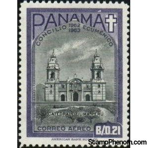 Panama 1964 Cathedral of Lima, Peru-Stamps-Panama-Mint-StampPhenom