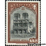 Panama 1964 Cathedral of Notre Dame, Paris, France-Stamps-Panama-Mint-StampPhenom