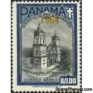 Panama 1964 Cathedral of Panama - overprint 1964-Stamps-Panama-Mint-StampPhenom