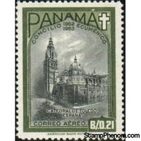 Panama 1964 Cathedral of Toledo, Spain-Stamps-Panama-Mint-StampPhenom