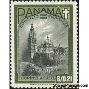 Panama 1964 Cathedral of Toledo, Spain-Stamps-Panama-Mint-StampPhenom