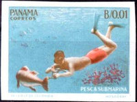 Panama 1964 Diving-Stamps-Panama-Mint-StampPhenom