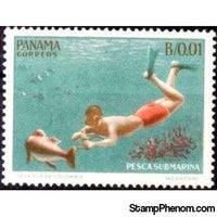 Panama 1964 Diving-Stamps-Panama-Mint-StampPhenom