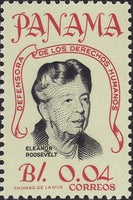 Panama 1964 Eleanor Roosevelt (1884-1962)-Stamps-Panama-Mint-StampPhenom