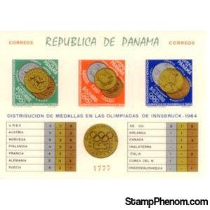 Panama 1964 Medalists of the Winter Olympics 1964, Innsbruck-Stamps-Panama-Mint-StampPhenom