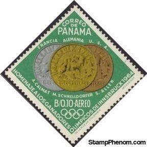 Panama 1964 Men Figure Skating-Stamps-Panama-Mint-StampPhenom