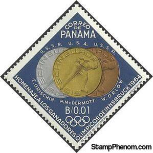 Panama 1964 Speed Skating Men-Stamps-Panama-Mint-StampPhenom