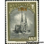 Panama 1964 St. Patrick’s Cathedral, New York, USA - overprint 1964-Stamps-Panama-Mint-StampPhenom