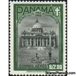 Panama 1964 St. Peter’s Cathedral, Rome-Stamps-Panama-Mint-StampPhenom