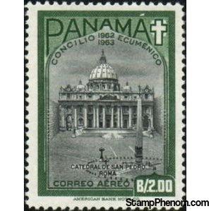 Panama 1964 St. Peter’s Cathedral, Rome-Stamps-Panama-Mint-StampPhenom